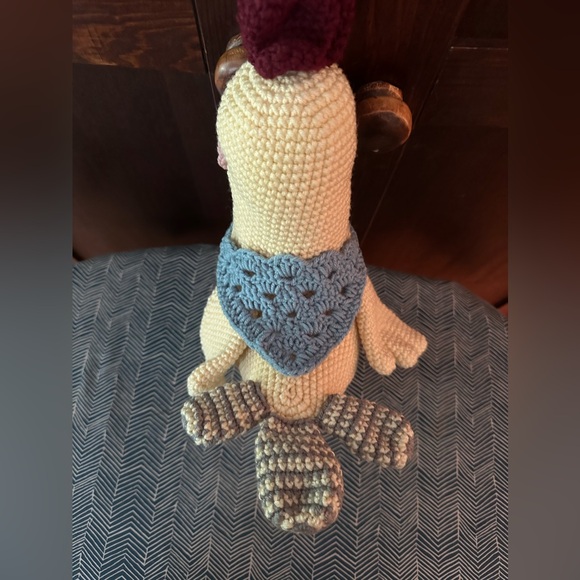 Hand Crocheted Chicken With Shawl! - Picture 5 of 7
